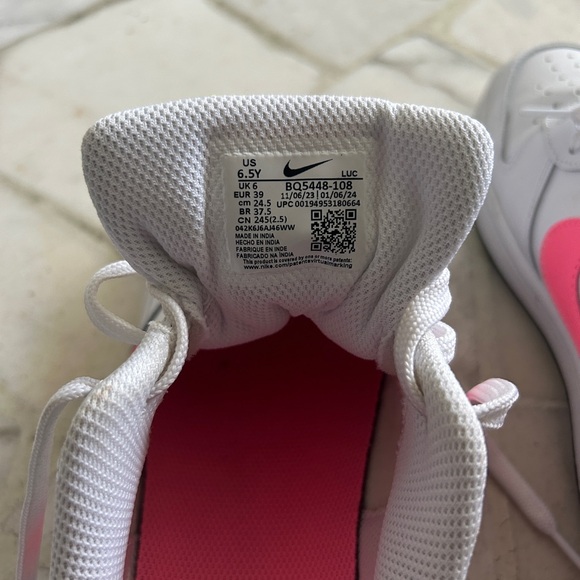 Kids Nike Court Borough Low 2
'White Sunset Pulse' BQ5448-108 - worn once - Picture 2 of 4